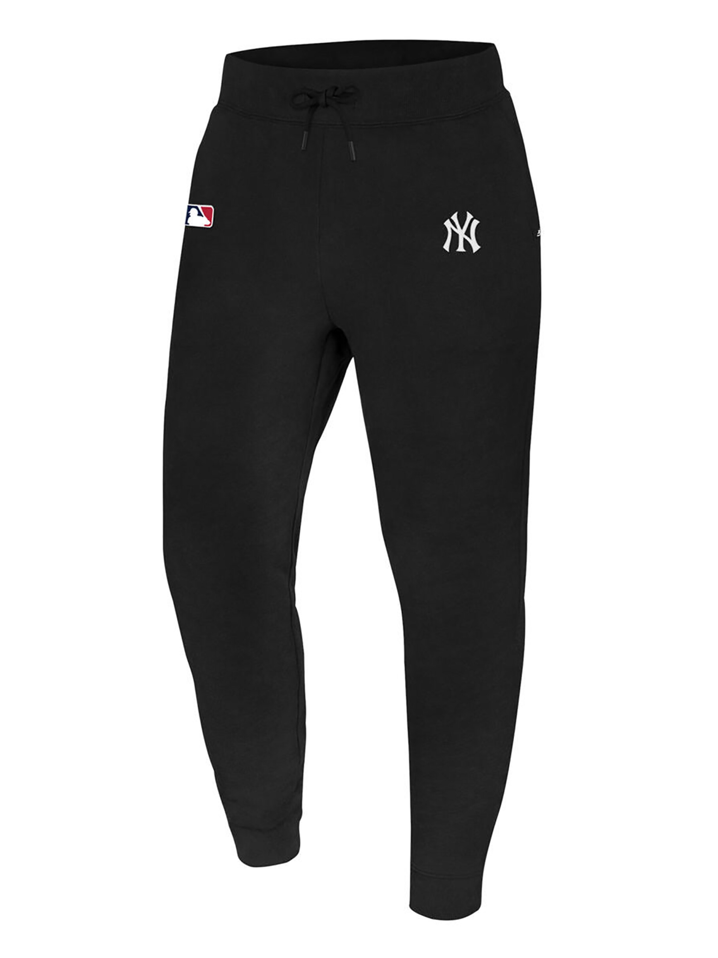 47 Brand Regular Workout Pants 'New York Yankees' in Black: front