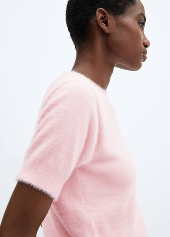 MANGO Sweter 'Minutu' w kolorze różowy