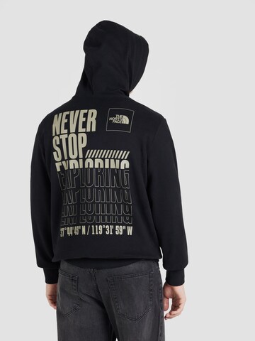 THE NORTH FACE Sweatshirt 'COORDINATES' in Black: front