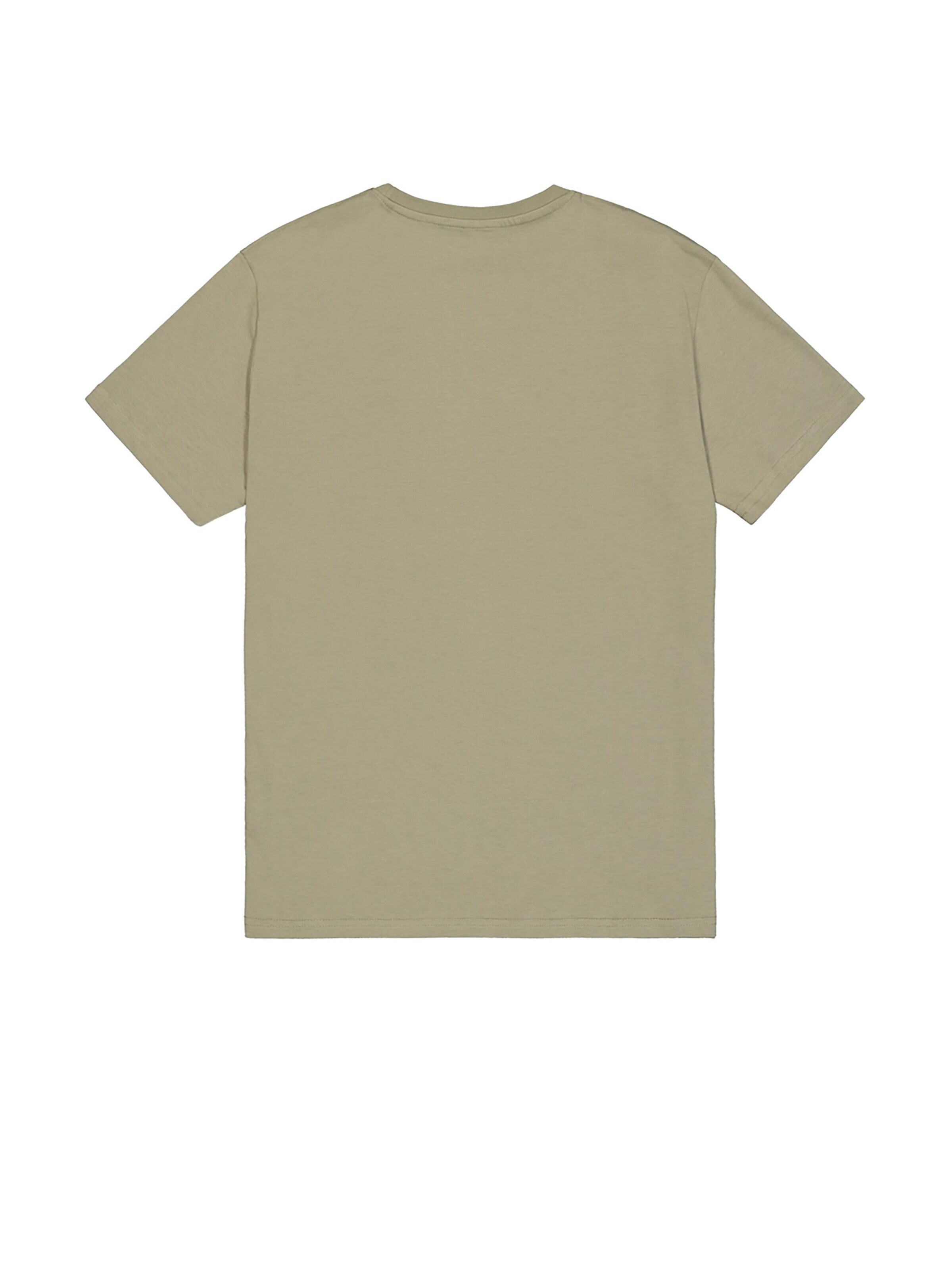 ALPHA INDUSTRIES Shirt 'Basic Mid Logo'‌‌ in Grün