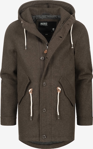 INDICODE JEANS Winter jacket ' Christof ' in Brown: front