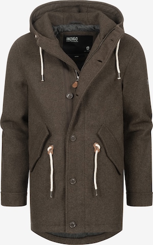 Veste d’hiver ' Christof ' INDICODE JEANS en marron : devant