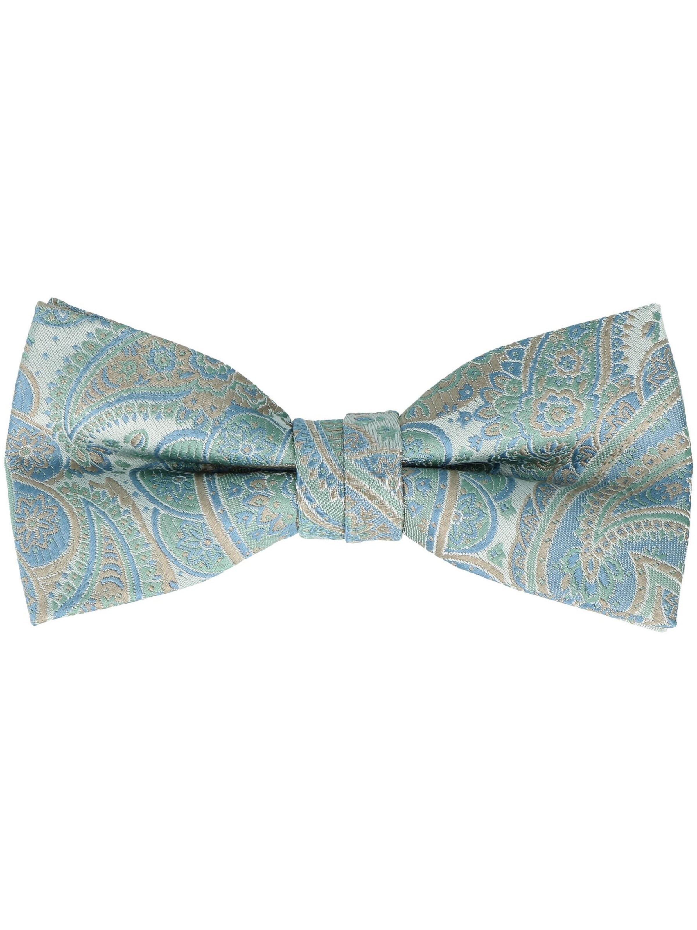 WILLEN Bow Tie 'Set Paisley' in Green