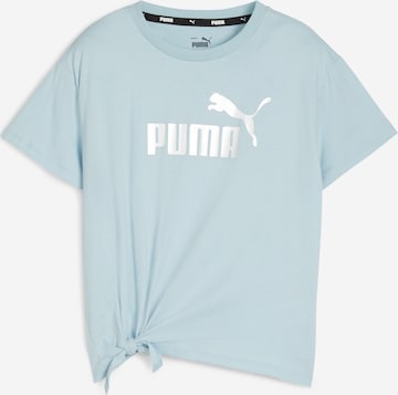 PUMA T-Shirt 'Essentials+' in Blau: predná strana