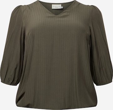 KAFFE CURVE Blouse 'Vimal' in Green: front