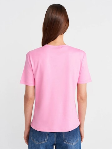 T-shirt 'T-Shirts' Dilvin en rose