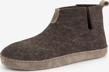 Travelin Slippers 'Stay-Home ' in Brown: front