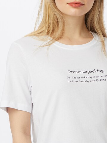 T-shirt 'Alva' MSCH COPENHAGEN en blanc