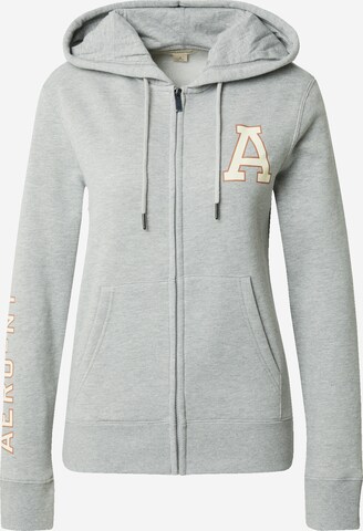 AÉROPOSTALE Sweatjacke in Grau: predná strana