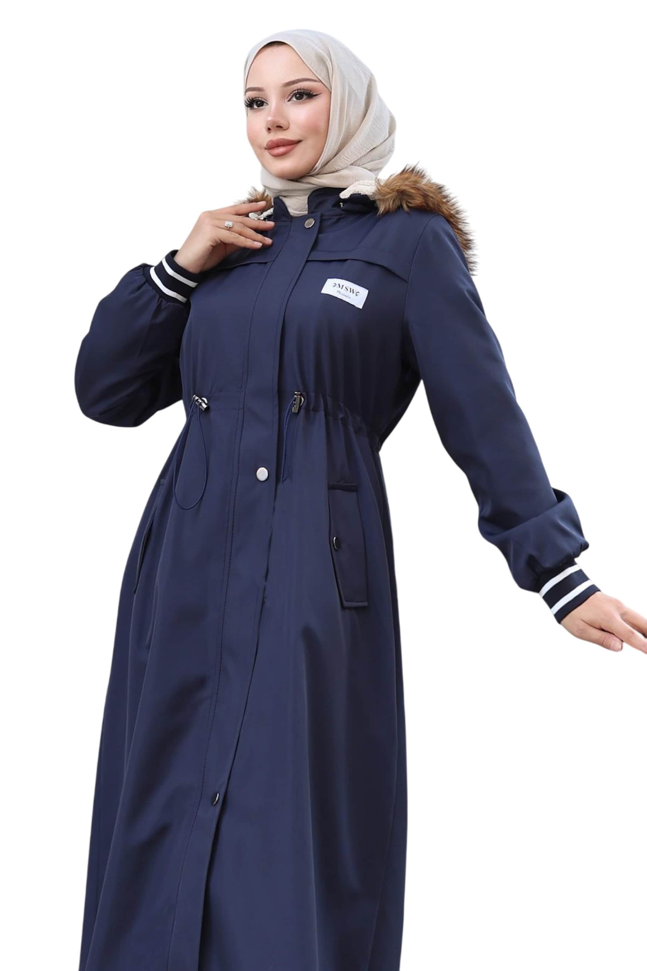 MODAMIHRAM Winter Parka in Blue