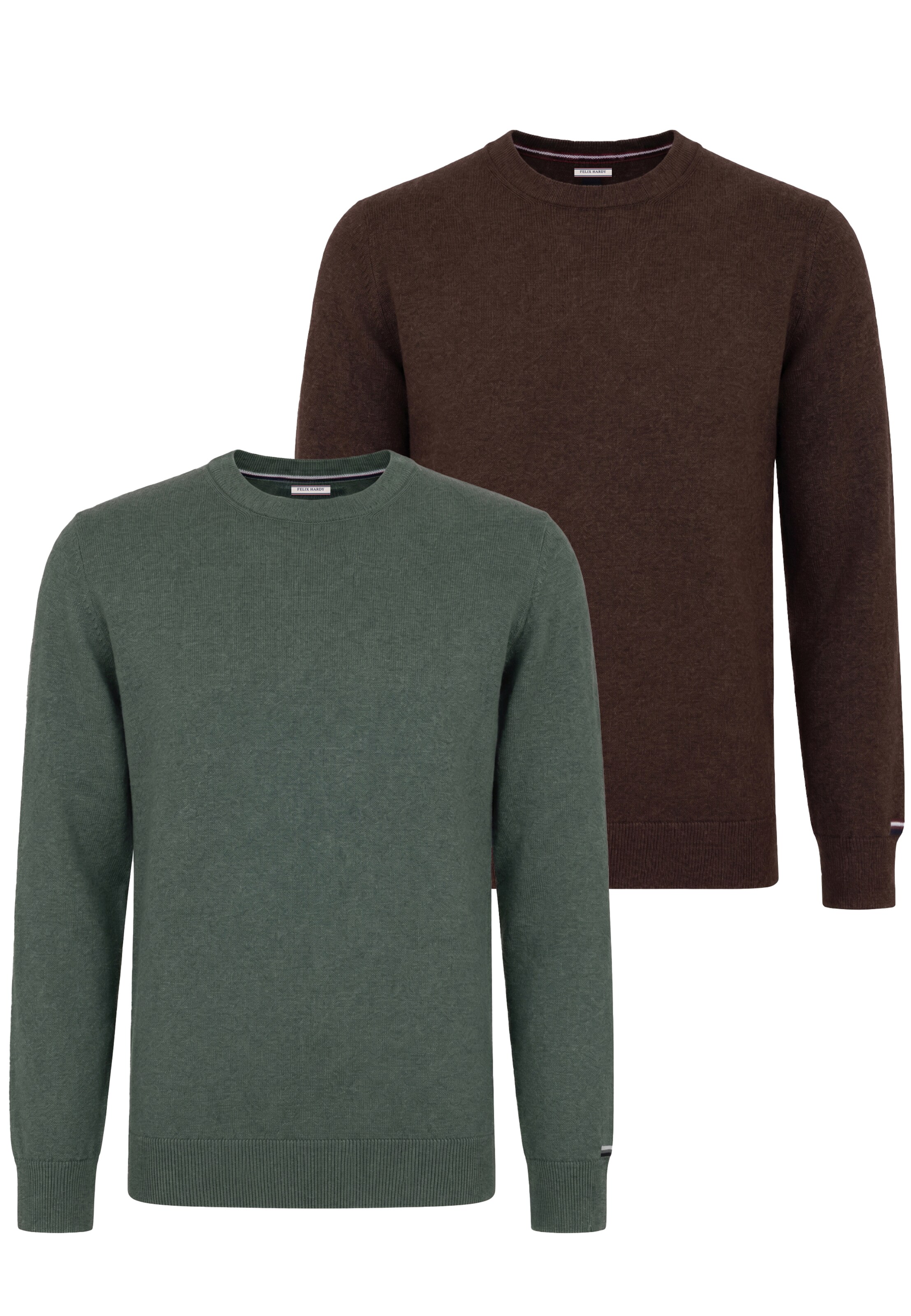 Felix Hardy Pullover em XXL em castanho / jade, Vista do artigo