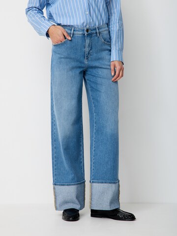 PADDOCKS Wide Leg Jeans 'Marlene' in Blau: Vorderseite