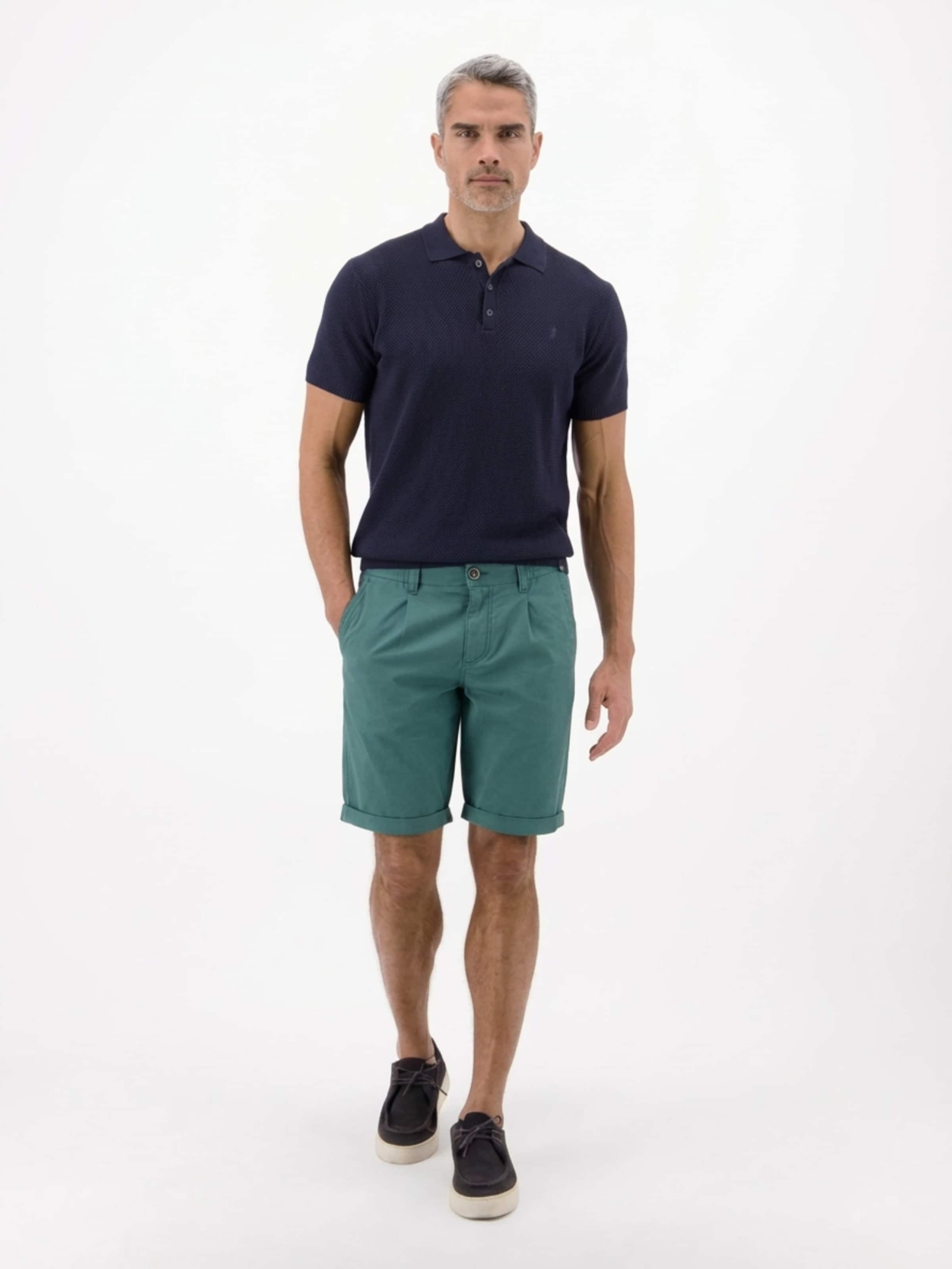 LERROS Regular Chino in Groen