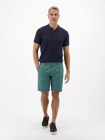 LERROS Regular Pleat-Front Pants in Green