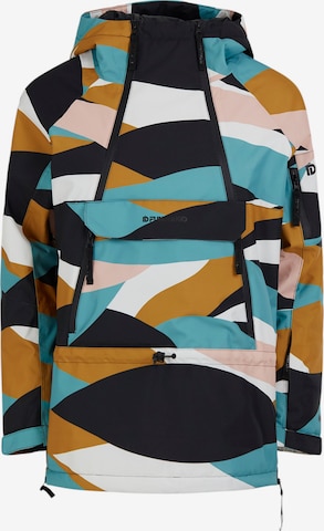 Veste outdoor 'Hooper ECO Anorak' Fundango en marron : devant