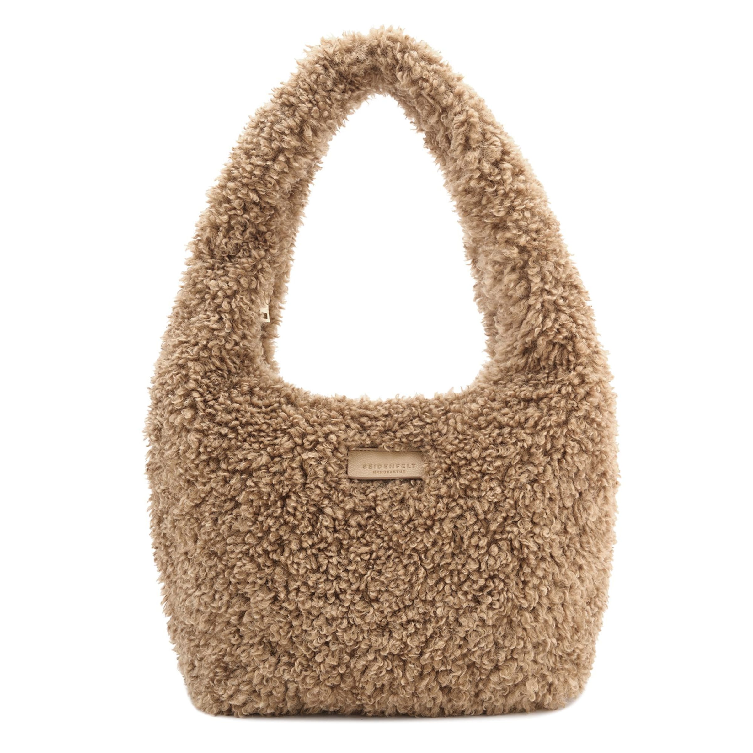 Borsa a spalla 'Letje' di Seidenfelt in marrone: frontale