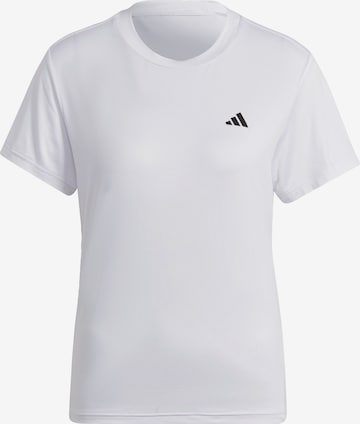 balts ADIDAS PERFORMANCE Sporta krekls: no priekšpuses