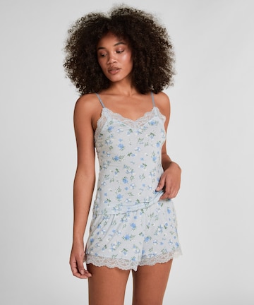 Pyjama 'Nana' Hunkemöller en bleu : devant