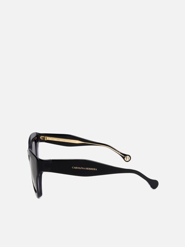 Carolina Herrera Zonnebril 'Carolina Herrera CH 0015/S Black grey 50/24/145 Women Sunglasses' in Zwart