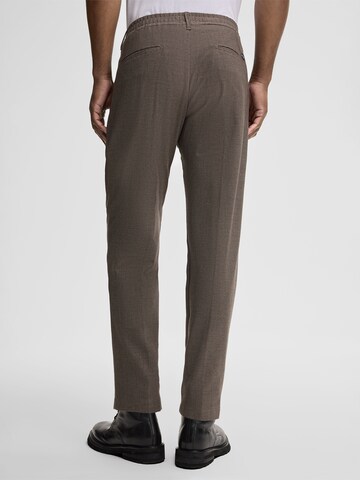 Coupe slim Pantalon à plis 'Lui' STRELLSON en beige