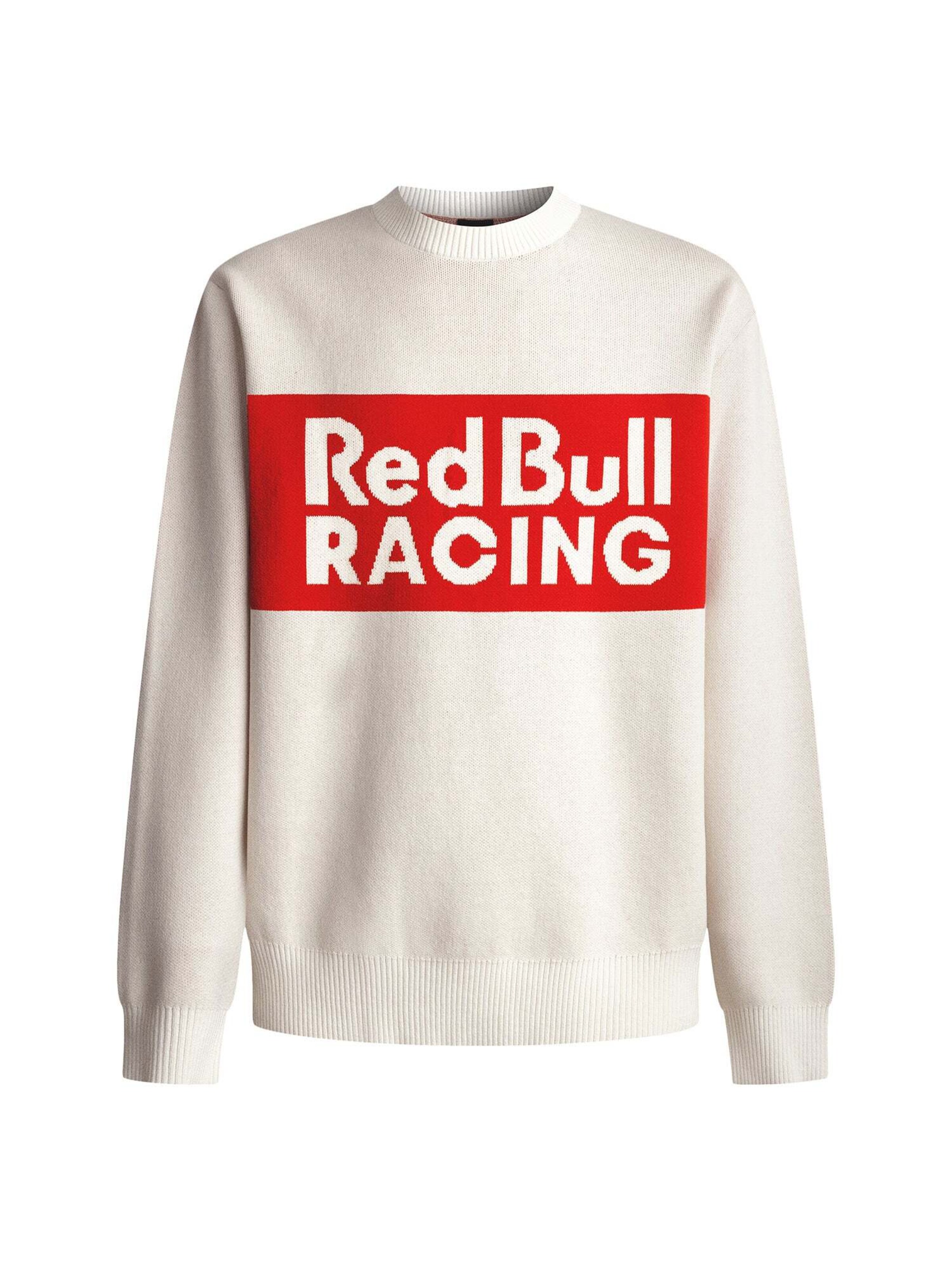 Red Bull Racing x Pepe Jeans Pullover 'RBR PANEL' in Beige: Vorderseite