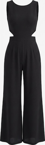 Cupshe Jumpsuit 'Waist cutout' in Black: front