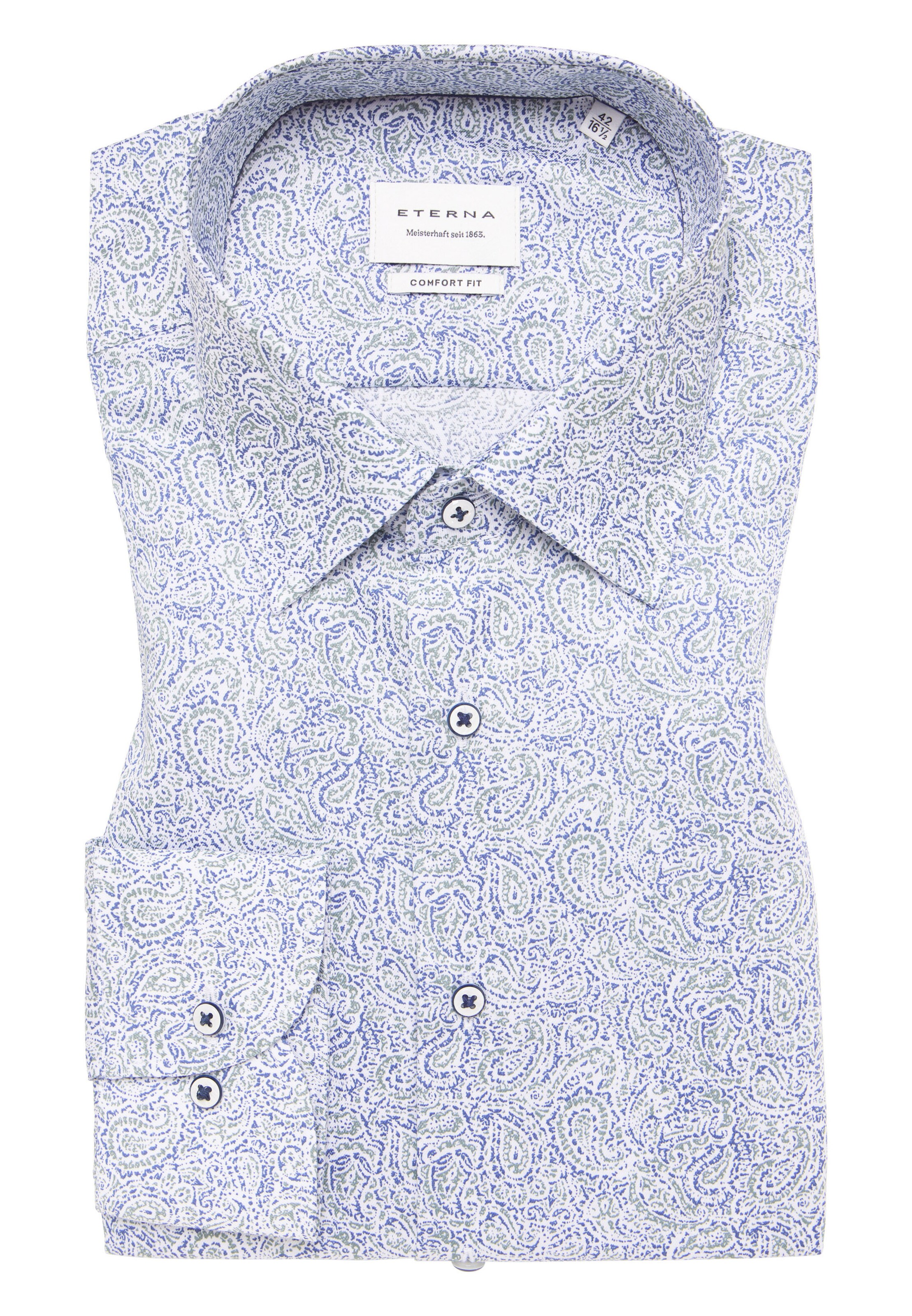 ETERNA Comfort fit Business shirt in Blue