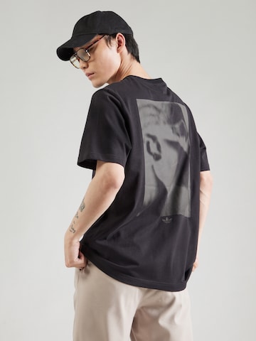 ADIDAS ORIGINALS Тениска 'FACE' в черно: отпред