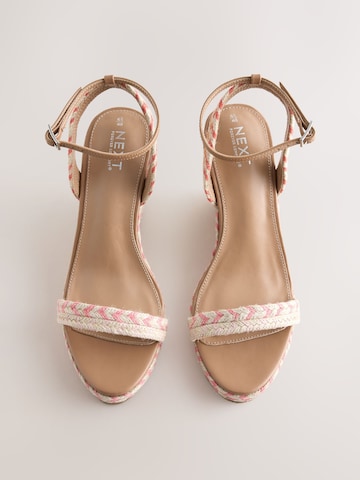 Next Strap sandal 'Forever Comfort®' in Beige
