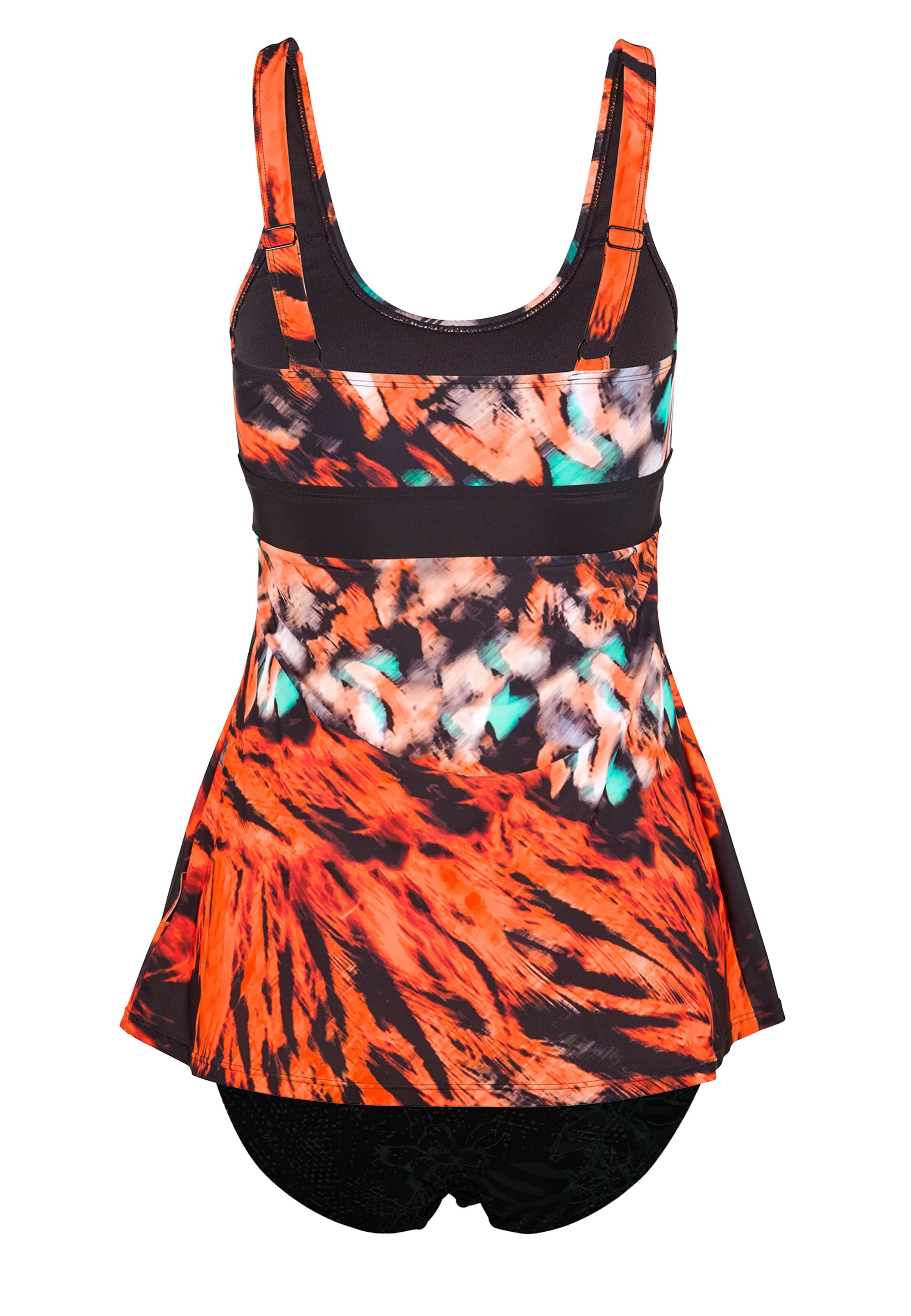 BECO the world of aquasports Bustier Tankini 'Feathers' in Schwarz