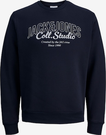 JACK & JONES Sweatshirt 'JJMAKOTO' in Blue: front