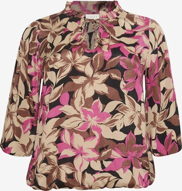 KAFFE CURVE Blouse 'Dory' in Pink: front
