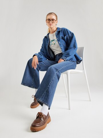 évasé Jean 'Ribcage Bell' LEVI'S ® en bleu