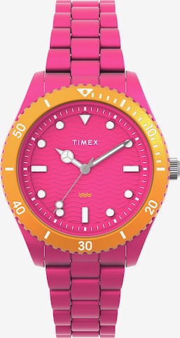 TIMEX Analoog horloge 'Legacy #tide™ - Ocean Diver Inspired' in Roze: voorkant