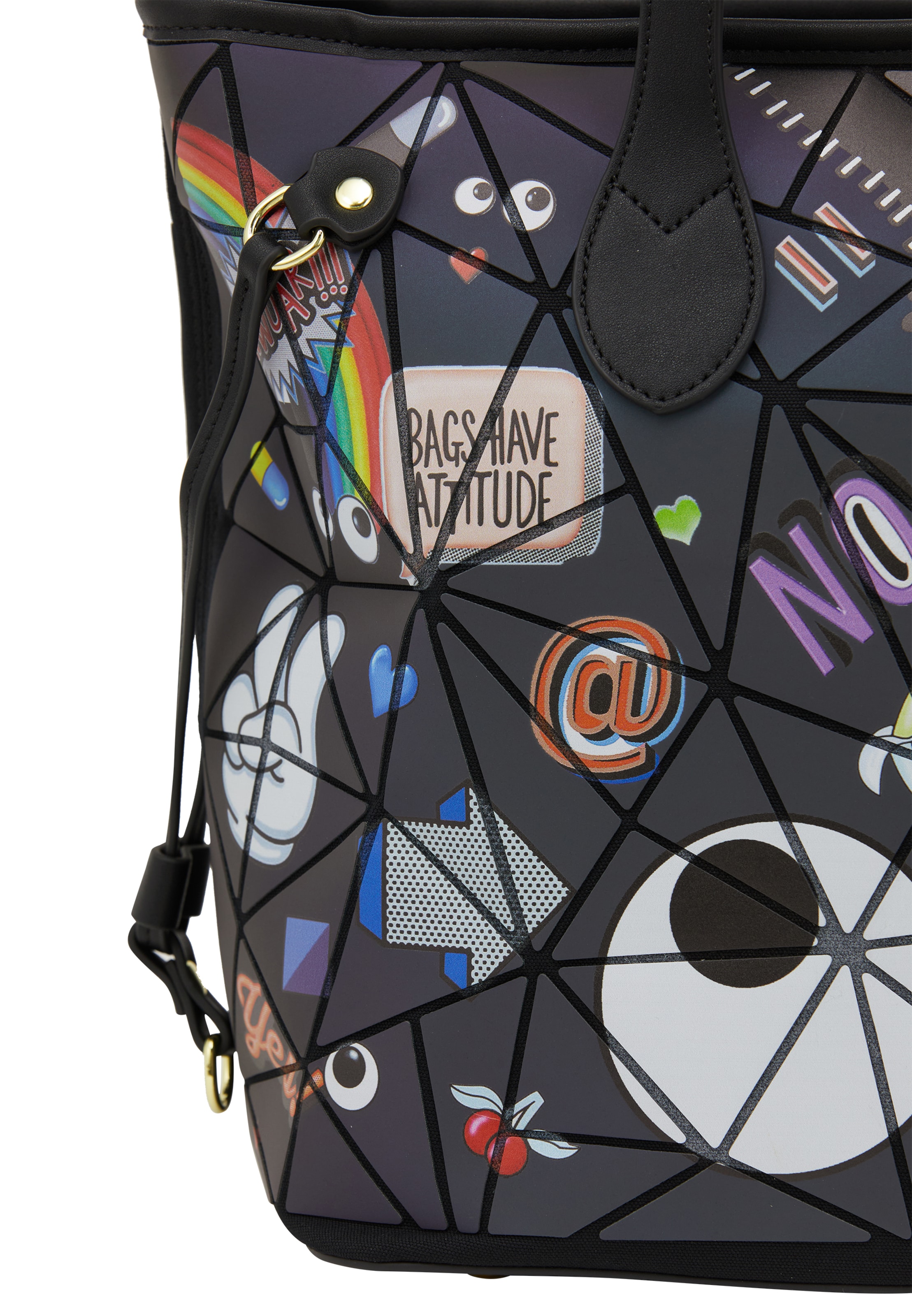 MYMO Шоппер 'Eyetheme' в Черный