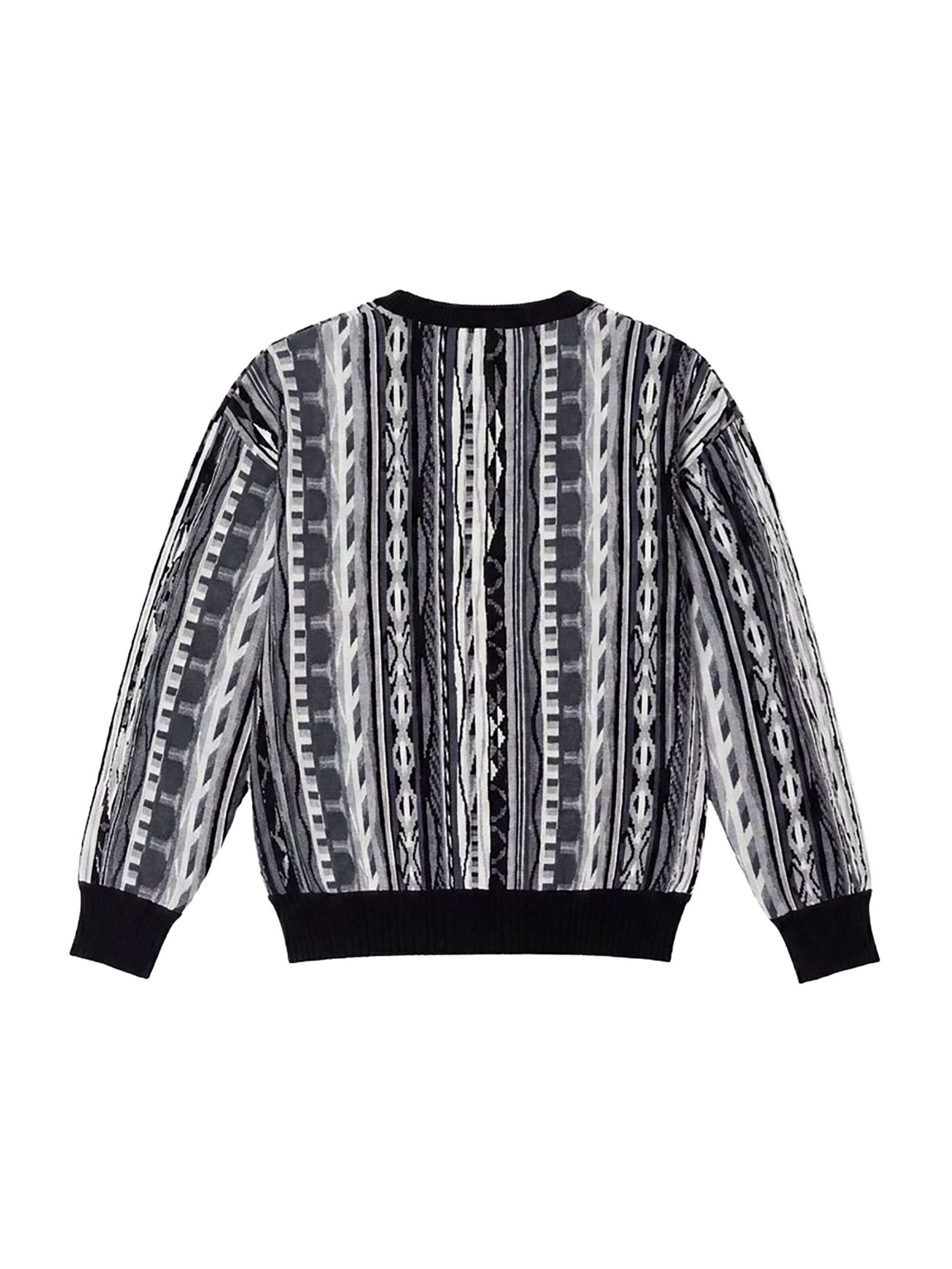 Colucci Sweater 'AOP' in Black