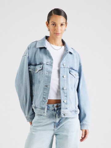 Veste mi-saison HOLLISTER en bleu : devant