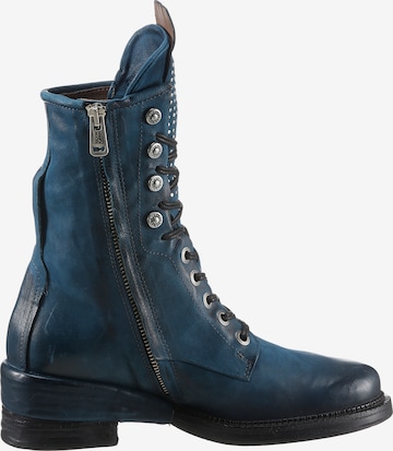 A.S.98 Lace-Up Ankle Boots in Blue