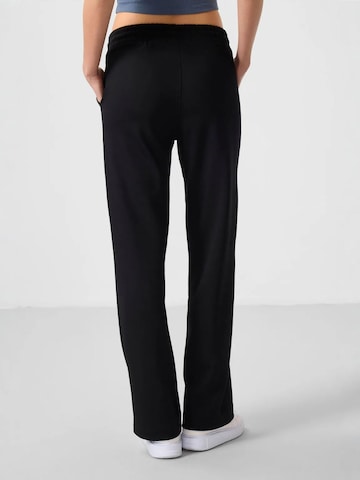 Wide Leg Pantalon Tommy Life en noir