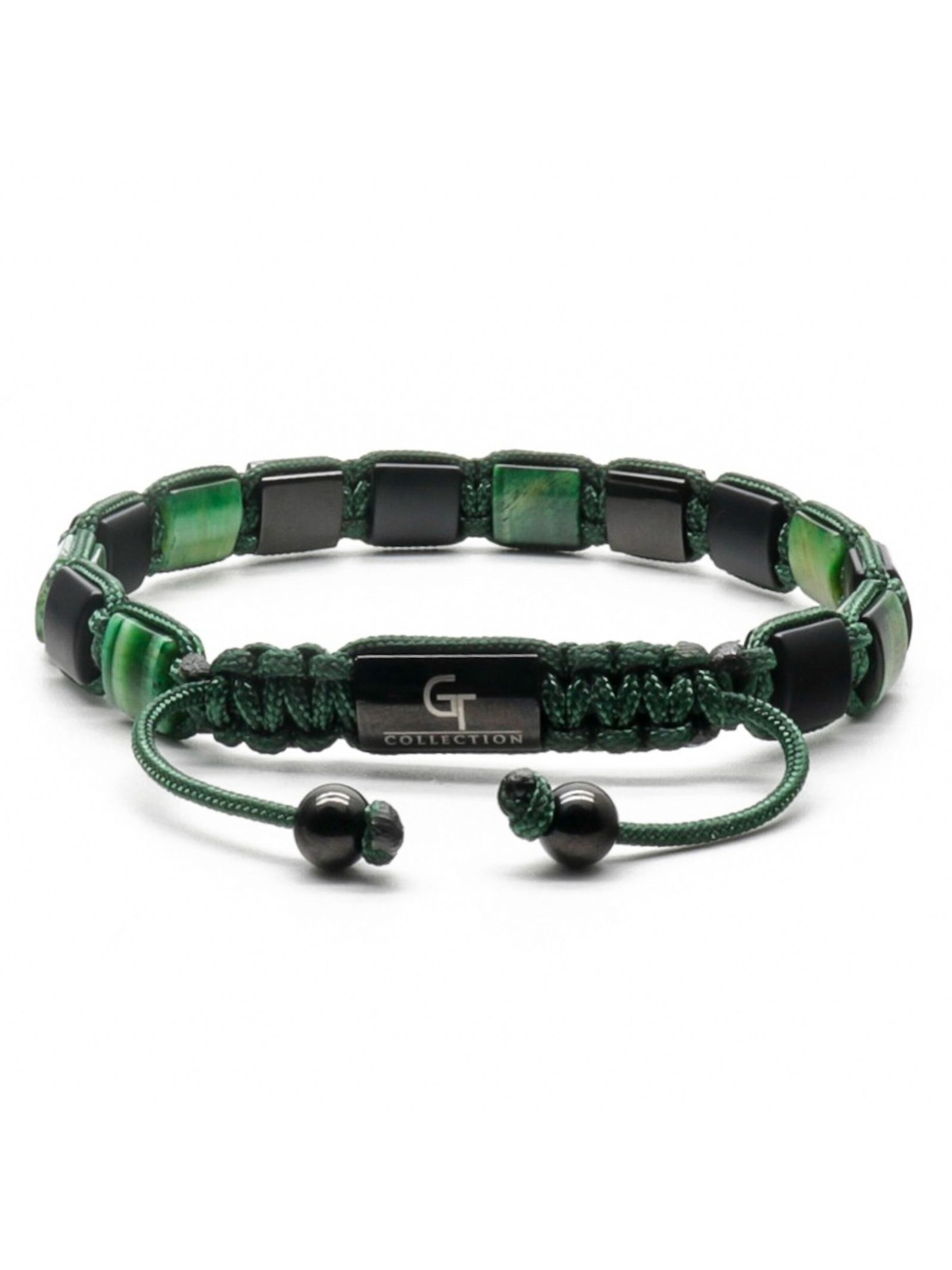 GT Collection Bracelet 'Flat-Bead' in Green