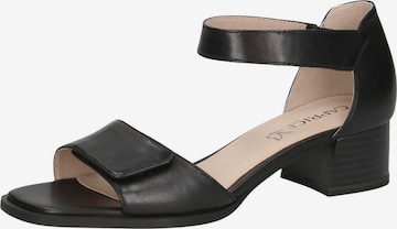CAPRICE Sandals in Black: front
