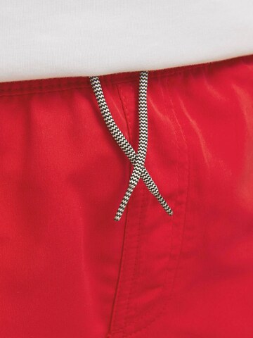 Jack & Jones Junior Badeshorts 'JPSTFIJI' in Rot