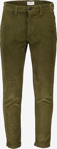 Pantalon chino Lindbergh en vert : devant