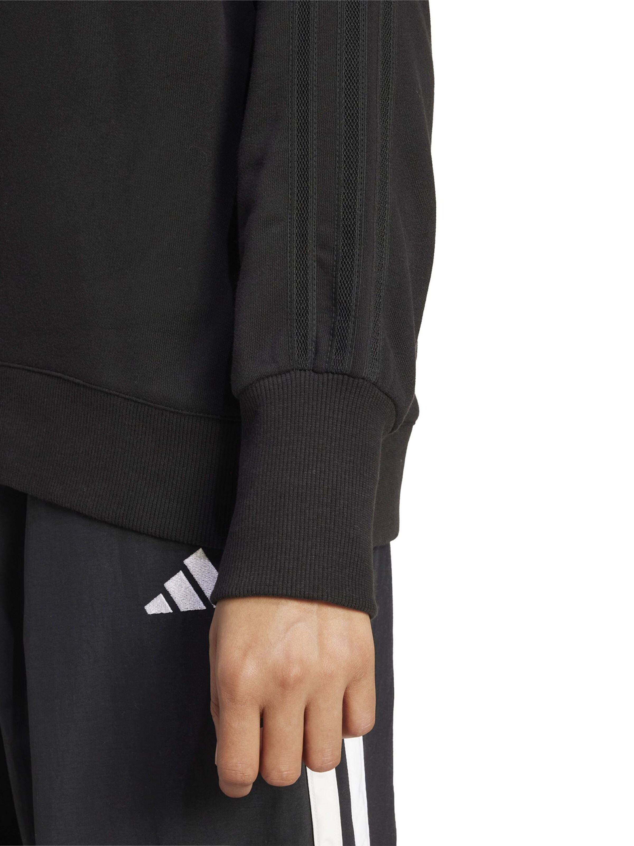 juoda ADIDAS SPORTSWEAR Sportinio tipo megztinis