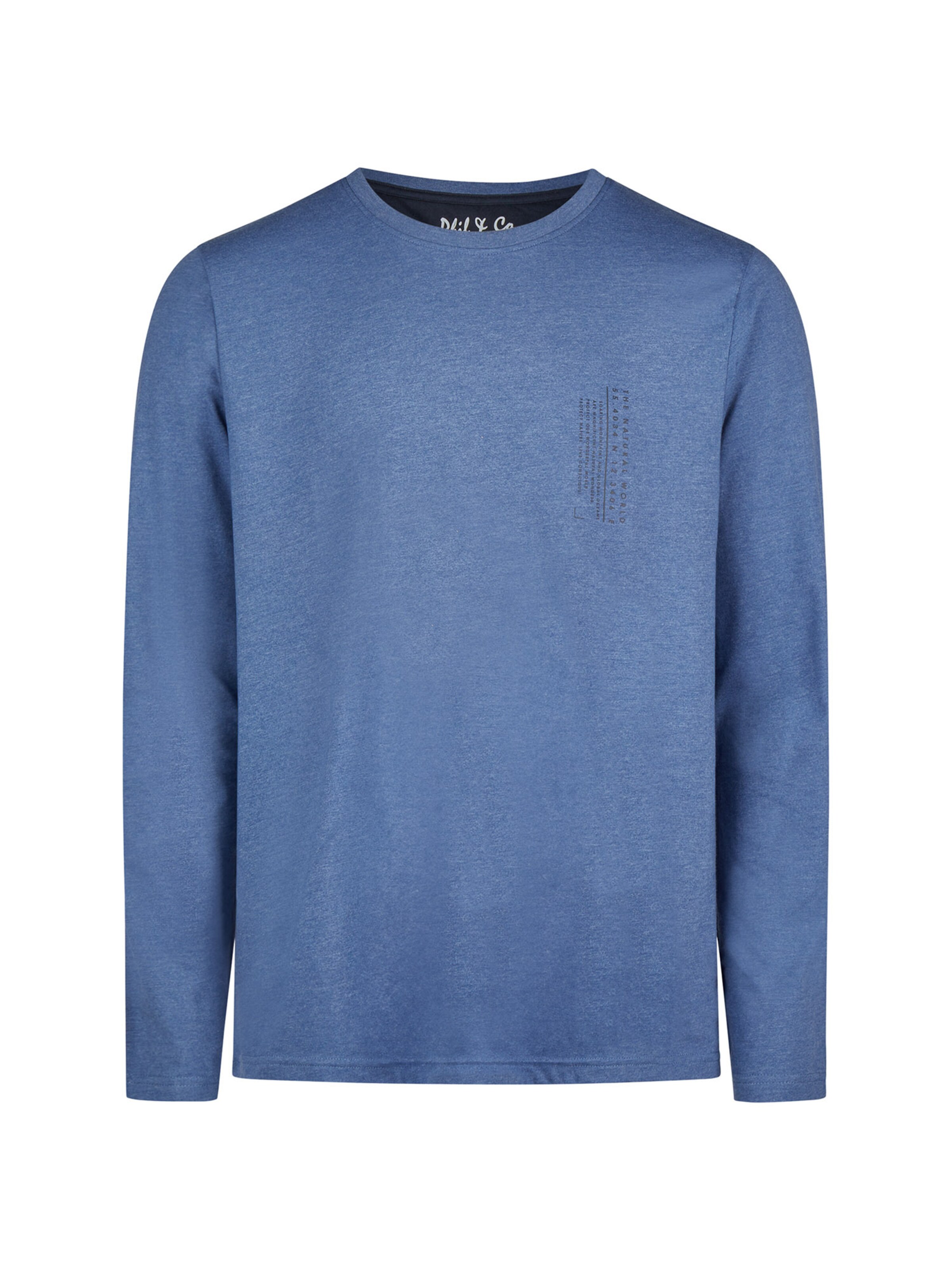 Phil & Co. Berlin Pajamas long ' Cozy Classic ' in Blue