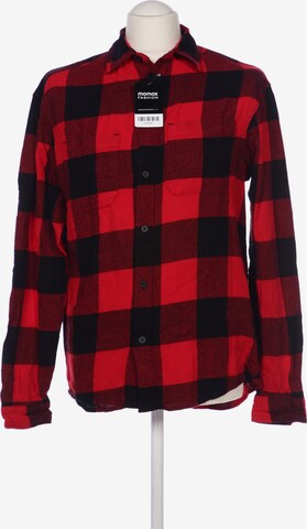 H&M Button Up Shirt in S in Red: front