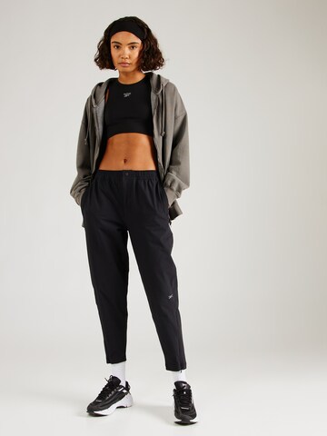 Reebok Regular Sporthose 'ACTIV COLL SKYSTRETCH' in Schwarz