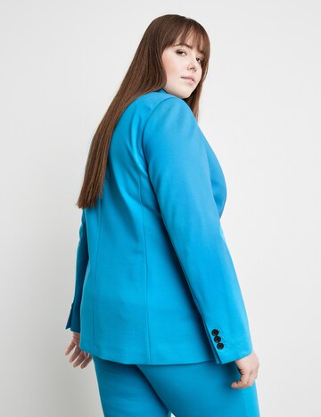 SAMOON Blazer in Blau