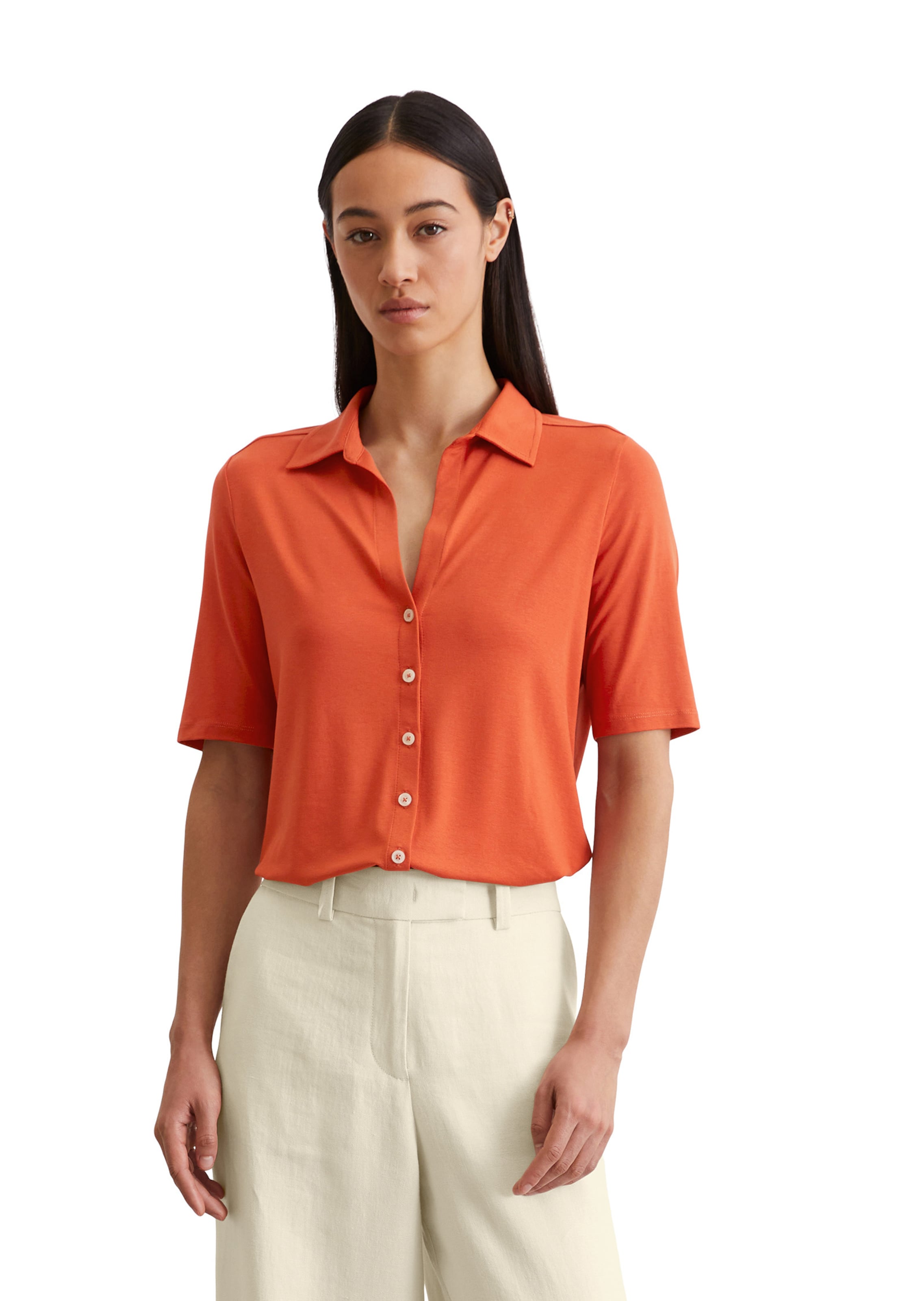 Camicia da donna di Marc O'Polo in rosso: frontale