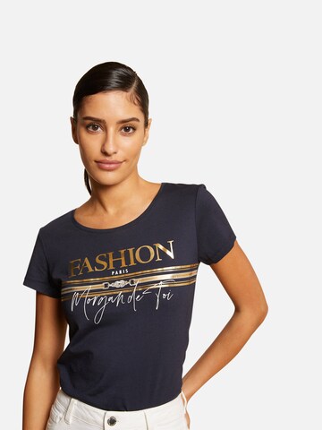 Morgan T-Shirt in Blau: Vorderseite